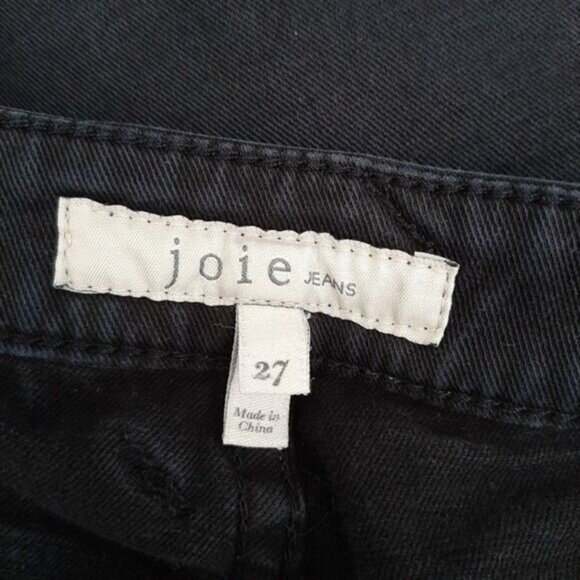 JOIE Park Skinny Black Jeans Cropped Sz 27 Flawed - Picture 14 of 16